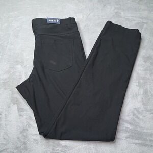 Men's Rye 51 Voyager Pants Size 34x 34 Black Lightweight Quiet Money NWT